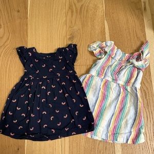 Two toddler dresses!  Gap & Old Navy / rainbow and summer stripes.  See tags :)